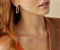 Vicenza - Piazzetta Palladio 2 - Necklace Marco Bicego Jaipur Link in Yellow Gold Diamante 0.11 Ct CB2662-B1 - CB2662-B1